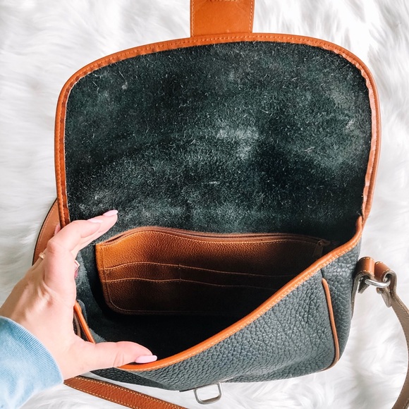 Dooney & Bourke Vintage Equestrian Pebbled Bag - Picture 4 of 7